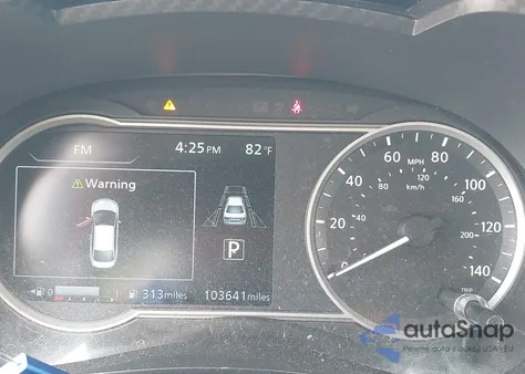 2020 Nissan Versa Sv Xtronic Cvt из США, поврежденный, VIN 3N1CN8EV0LL866602